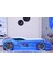 Jaguar Full Ledli Rüzgarlıklı Arabalı Yatak, Mavi 3