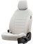 Ford Fiesta 2001-2008 Özel Üretim Koltuk Kılıfı Istanbul Design Fildişi 2
