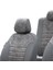 Honda Civic 2006-2012 Özel Üretim Koltuk Kılıfı Milano Design Füme 4
