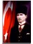 Atatürk Portre Raşel Kumaş Dijital Baskı Bayrak 70 x 105 cm 1