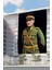 Atatürk Üniformalı Portre Raşel Dijital Baskı Bayrak 70 x 105 cm 2