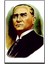 Mustafa Kemal Atatürk Portre Raşel Dijital Baskı Bayrak 70 x 105 cm 1