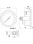 0-400 Bar 63 mm Arkadan Bağlantılı Panotipi Kuru Manometre G 1/4 Inç 2