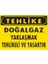 Tehlike Doğalgaz Yaklaşmak Tehlikeli ve Yasaktır Uyarı Levhası 25X35 KOD:751 1