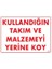 Kullandığın Takım ve Malzemeyi Yerine Koy Uyarı Levhası 25X35 KOD:233 1