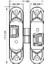 Akordiyon Menteşe 110 mm Sol Ayarlı ( Ayarlı Zamak Merkez ) 2