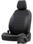 Hyundai H1 2008-2009 5+1 (6 Kişi) Özel Üretim Koltuk Kılıfı Paris Design Füme - Siyah 2