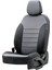 Nissan Micra 2003-2010 Özel Üretim Koltuk Kılıfı Paris Design Gri - Siyah 2