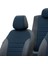 Peugeot 106 1992-2002 Özel Üretim Koltuk Kılıfı Paris Design Mavi - Siyah 4
