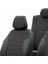 Renault Clio 3 Sw 2006-2012 Özel Üretim Koltuk Kılıfı Paris Design Bej - Siyah 4