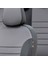 Skoda Octavia 1999-2004 Özel Üretim Koltuk Kılıfı Paris Design Gri - Siyah 3