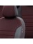 Suzuki Swift 2004-2010 Özel Üretim Koltuk Kılıfı Paris Design Kırmızı - Siyah 3