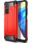 Xiaomi Mi 10t Pro Kapak Çift Katmanlı Zırh Tank Kılıf Kırmızı 1
