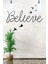 Believe Figürlü Dekoratif Ahşap Tablo 3