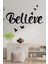 Believe Figürlü Dekoratif Ahşap Tablo 1