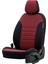 Hyundai I30 2007-2012 Özel Üretim Koltuk Kılıfı Original Design Bordo - Siyah 2