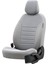Nissan Micra 2003-2010 Özel Üretim Koltuk Kılıfı Original Design Açık Gri 2