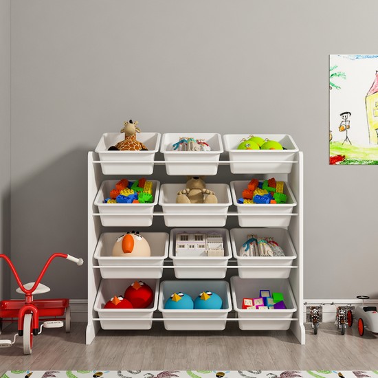 Mordeka 12 Sepetli Çok Amaçlı Oyuncak Dolabı Fiyatı