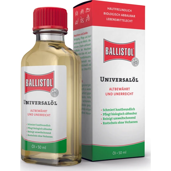 Ballistol Universal Yağ 50 ml (Cam Şişe)