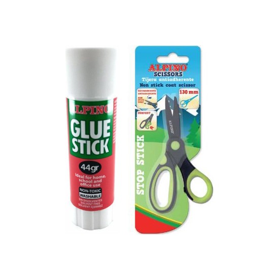 Alpino Glue Stick + Teflon Makas Fiyatı Taksit Seçenekleri
