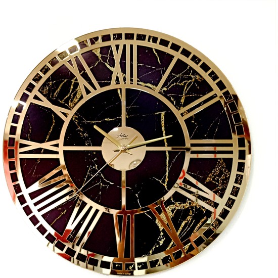 Artas Aynalı Gold Pleksi Özel Duvar Saati 40CM Fiyatı Artas Aynalı Gold Pleksi Özel Duvar Saati 40CM Fiyatı