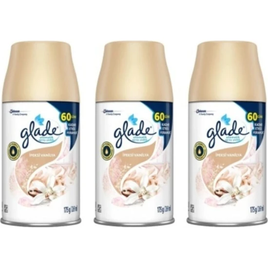 Glade Otomatik Sprey Oda Kokusu Yedek Ipeksi Vanilya 3 x 269 ml