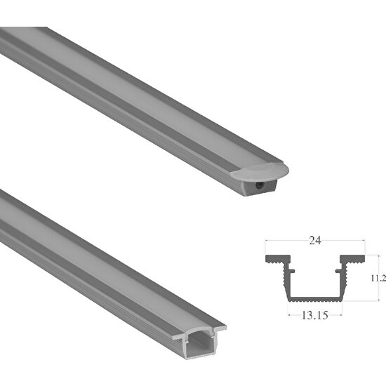 Led Paketim A8607-D Lineer LED Bar Boş Kasa Takım 180CM