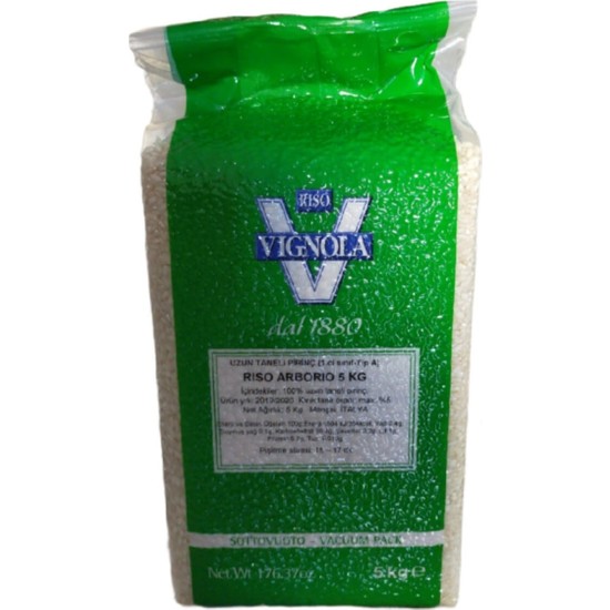Riso Vignola Arborio Pirinci Rıso Vıgnola 5 kg Fiyatı