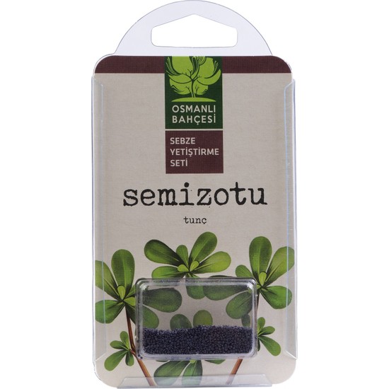 Osmanlı Bahçesi Semizotu Tohumu + Organik Solucan Gübresi Paketi