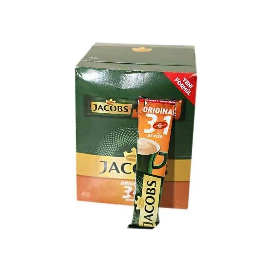 Jacobs 3�ü 1 Arada Kahve ( 40’lı Paket ) Fiyatı