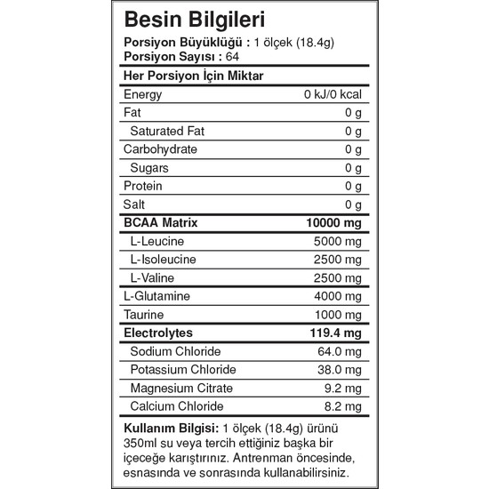 Bigjoy Sports Bcaabig Bcaa Glutamin Taurine Amino Asit Fiyatı