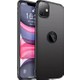 CepStok Apple iPhone 11 Kılıf Ultra Ince Tıpalı Siyah Silikon