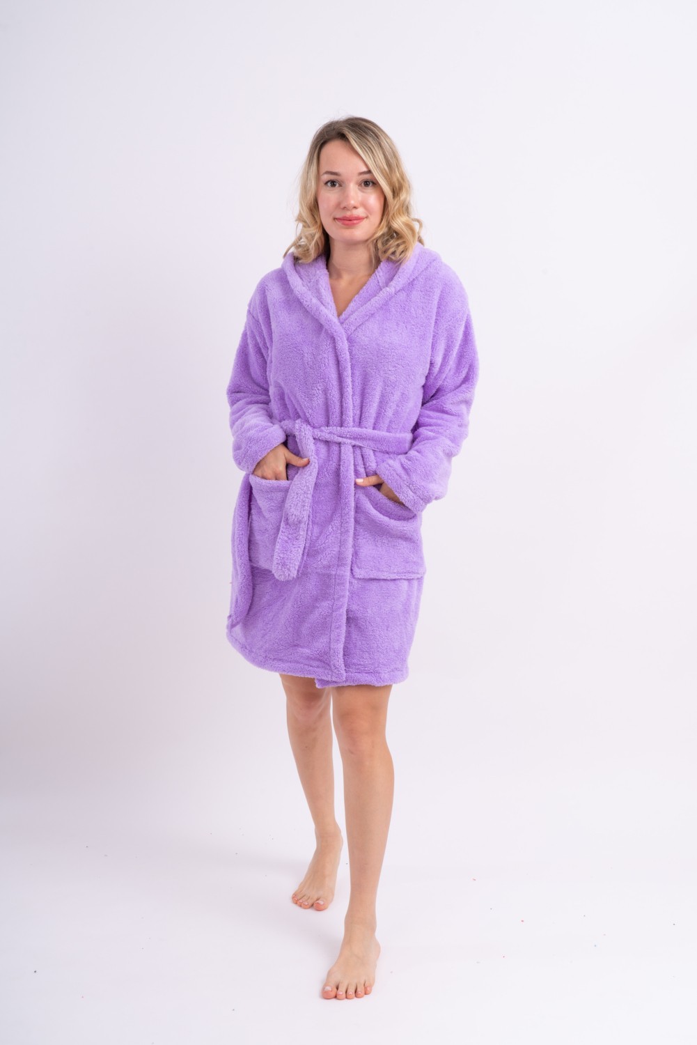 Sweet's Collection Kadın Welsoft Peluş Sabahlık görsel 6