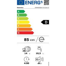 Electrolux ESA47210SX 8 Programlı Bulaşık Makinesi