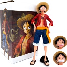 Eddyscale Luffy Değiştirilebilir Yüz Modeli Süsü (Yurt Dışından)