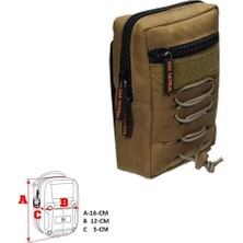 Mas Tactical Dikey Yardımcı Cep (Tan) - M