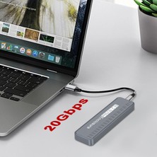 Gorgeous M.2 Nvme SSD Muhafazası Usb3.2 20 Gbps Type-C SSD Muhafazası (Yurt Dışından)