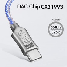 Gorgeous Android WIN10 Için Tip-C'den 3,5 Mm'ye Adaptör CX31993 Çip Dac Kablosu (Yurt Dışından)