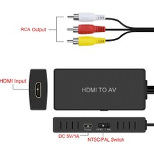 Gorgeous Apple Tv, Dvd, Blu-Ray Oynatıcı Için HDMI Uyumlu Av Dönüştürücüye Uyumlu (Yurt Dışından)