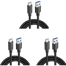 Gorgeous 3x Usb3.2 10GBPS Tip C Kablo USB A - Tip-C 3.2 Veri Kablosu, 1m (Yurt Dışından)