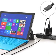 Gorgeous Surface Pro 6/5/4/3 Surface Için Naylon Örgülü Usb-C Şarj Kablosu (Yurt Dışından)