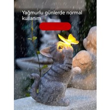 Oloey Kedi Dekorasyon Süs Balkon Bahçe Peyzaj Işık (Yurt Dışından)