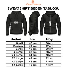 Ors Trend God Of War Ragnarök Valhalla Baskılı 3 Iplik Unisex Siyah Kapişonlu Sweatshirt