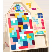 Bra2nd Wooden Tetris Children's Puzzle Development Brainstorming Blocks For Early Education Of Boys And S (Yurt Dışından)