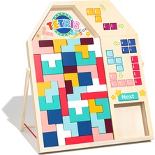 Bra2nd Wooden Tetris Children's Puzzle Development Brainstorming Blocks For Early Education Of Boys And S (Yurt Dışından)