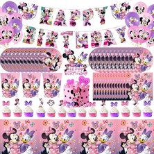 10 Adet Hediye Çantası Minnie Mouse Donald Duck Parti Malzemeleri Banner Balon Bardak Plaka Peçete Topper Çocuklar Kızlar Için Doğum Günü Partisi Dekoru Bebek Duş (Yurt Dışından)