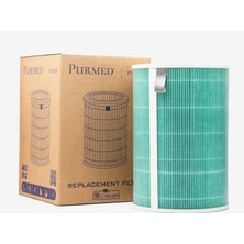 Purmed Xiaomi Mi 1/2/3/ Pro Air Purifier Uyumlu Yeşil HEPA Filtre