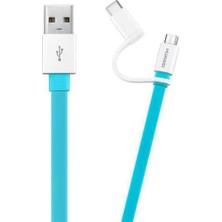 Huawei 2 In1 Micro USB - Type-C Data Şarj Kablosu