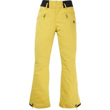 Burton Marcy High Rise Stretch 2l Pt Kadın Sarı Snowboard Pantolonu