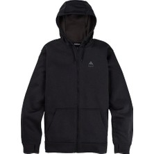 Burton Mens Oak Full-zip Hoodie Erkek Gri Sweat